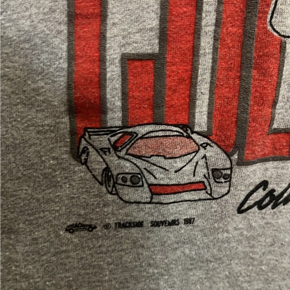 Vintage Single Stitch 1987 Columbus Ford Dealers 500 Promo Tee size XL - Picture 4 of 6